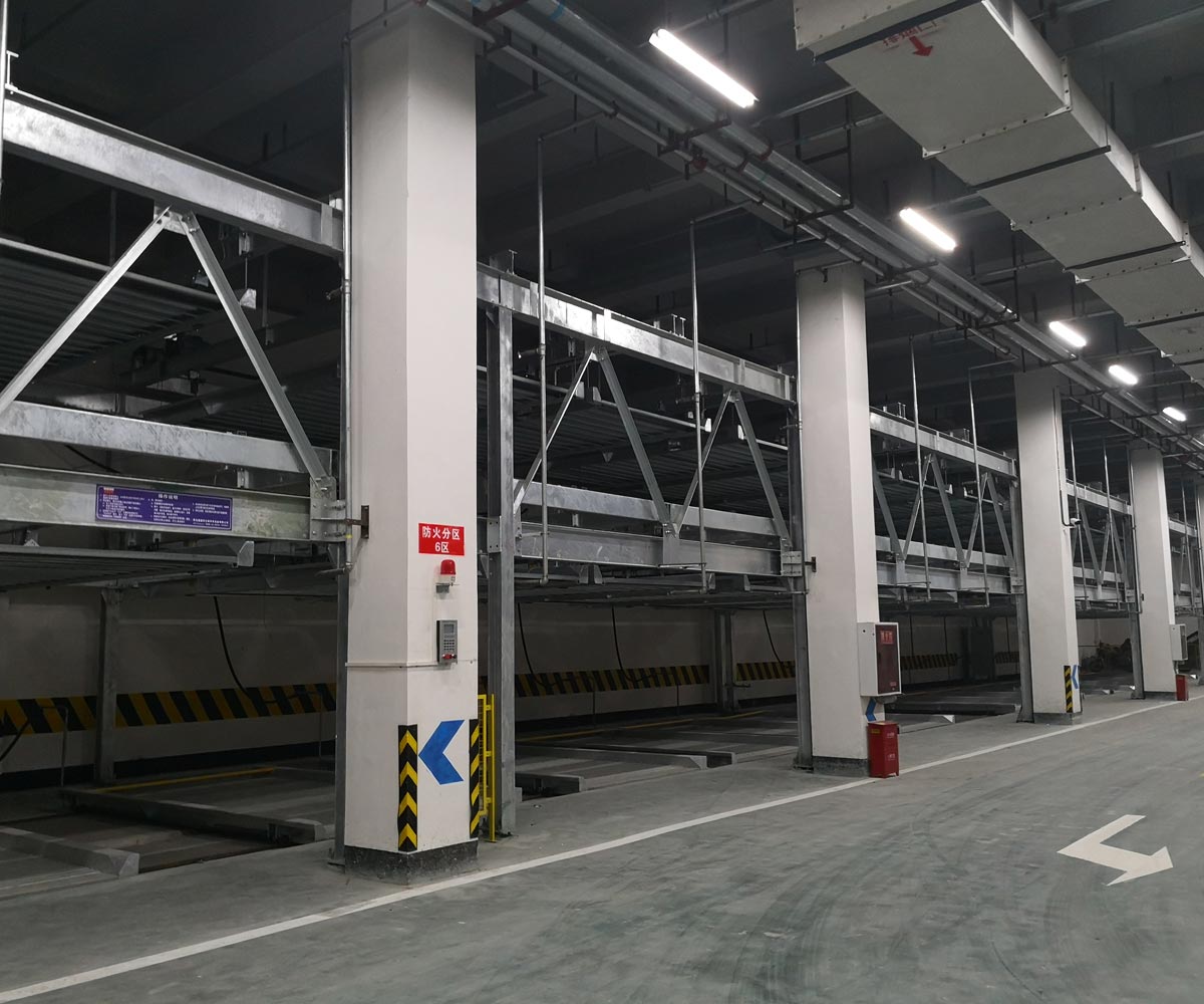PSH多層升降橫移機械式停車設備